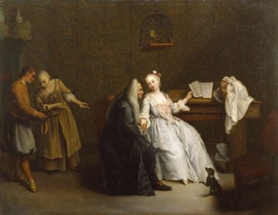 The Music Lesson, c.1760 by Pietro Longhi